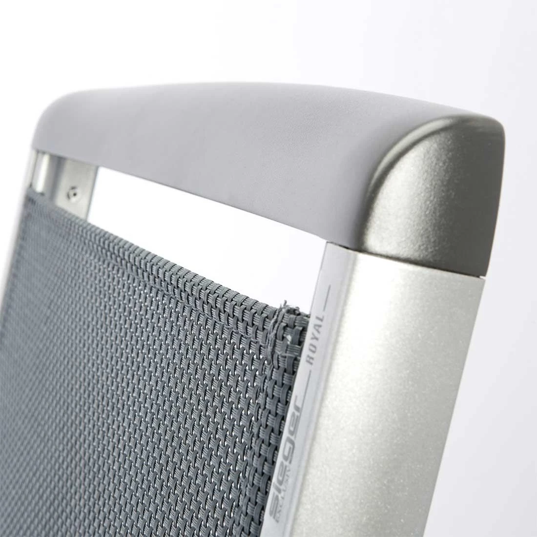 Sieger Royal Klappsessel Aluminium/Textilene Graphit/Grau 3 Sieger Royal Klappsessel Aluminium/Textilene Graphit/Grau – Bild 3