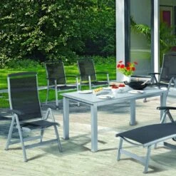 Sieger Royal Klappsessel Aluminium/Textilene Graphit/Grau 7 Sieger Royal Klappsessel Aluminium/Textilene Graphit/Grau -Gartenmobel Verkauf 10002827 4