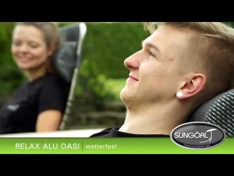 Sungörl Oasi Surprise Relaxliege Aluminium/Textilene Anthrazit 1 Sungörl Oasi Surprise Relaxliege Aluminium/Textilene Anthrazit