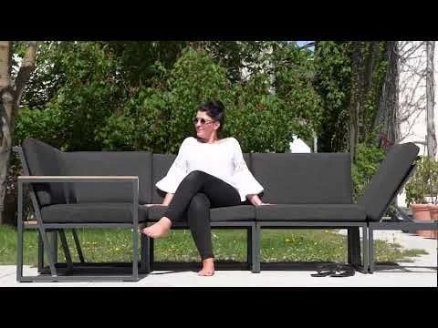 Sieger Havanna Mittelmodul Aluminium/Sunproof Eisengrau/Grau 1 Sieger Havanna Mittelmodul Aluminium/Sunproof Eisengrau/Grau