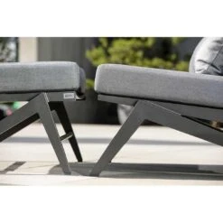 Stern Jackie Loungehocker Aluminium Inklusive Kissen Anthrazit/Seidengrau 7 Stern Jackie Loungehocker Aluminium Inklusive Kissen Anthrazit/Seidengrau -Gartenmobel Verkauf 1026798 4