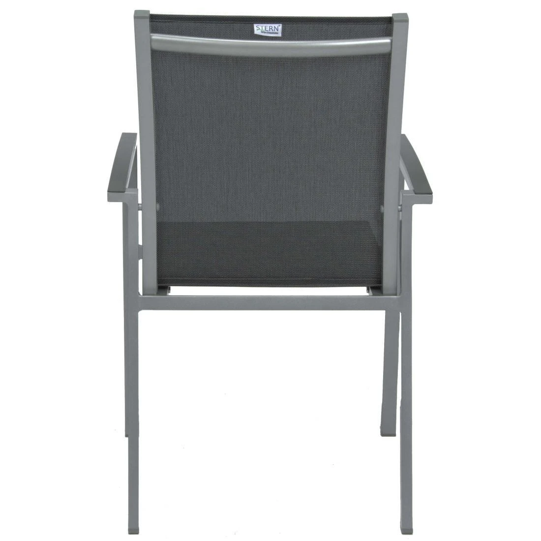 Stern New Levanto Stapelsessel Aluminium/Textilene Graphit/Silbergrau 6 Stern New Levanto Stapelsessel Aluminium/Textilene Graphit/Silbergrau – Bild 6
