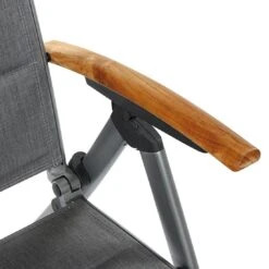 Siena Garden Savina XL Klappsessel Aluminium/Texfabric Matt Graphit/Grau -Gartenmobel Verkauf 1050470 5