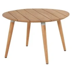 Hartman Sophie Studio Gartentisch Ø120cm Teak Natural Teak/Misty Grey