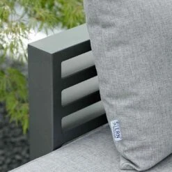Stern New Holly Gartensofa Aluminium/Textilene Anthrazit/Seidengrau -Gartenmobel Verkauf 1077310 4