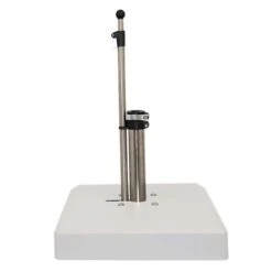 LiRo Alu-Vario 50-K Mobiler Schirmständer - Schnellspanner Weiß