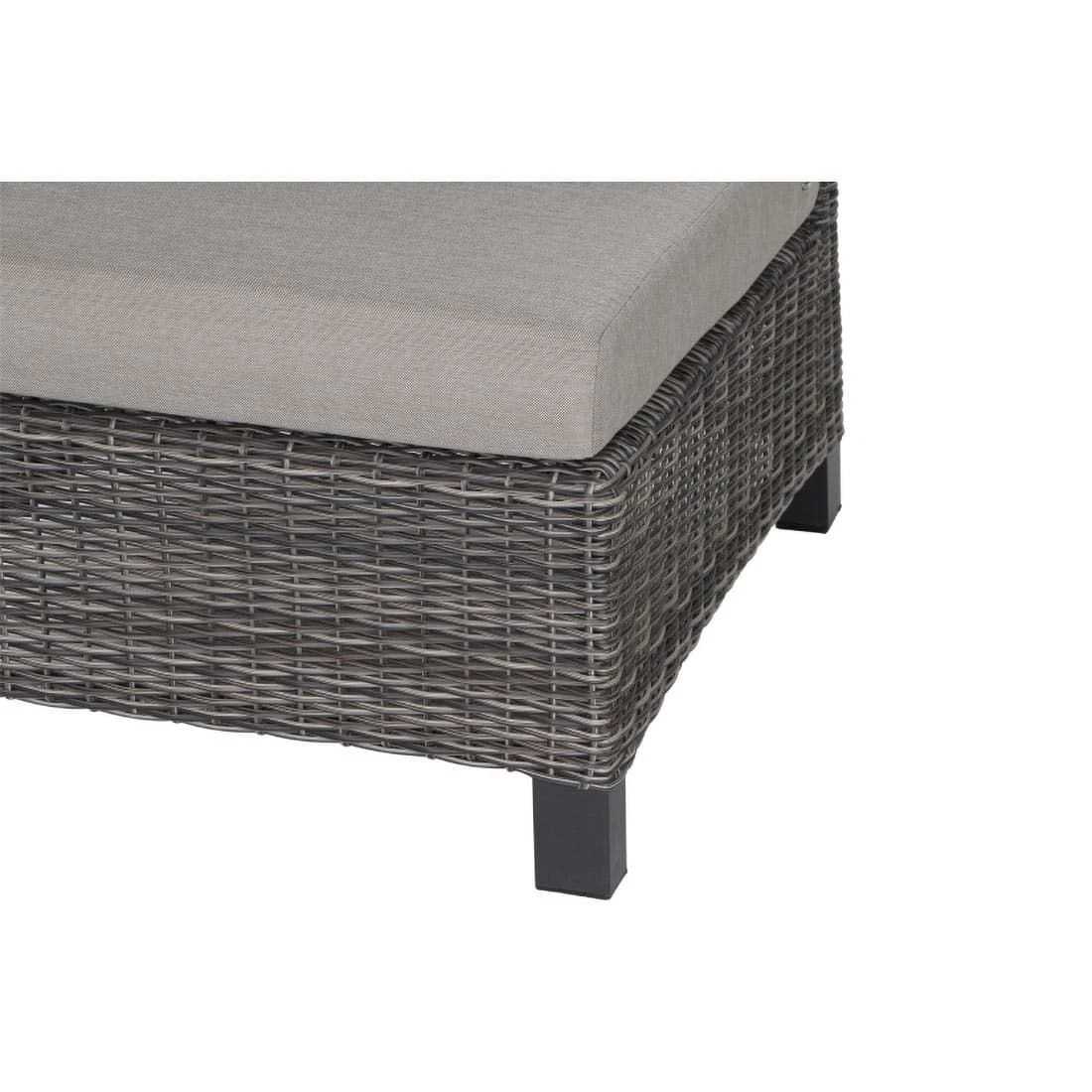 Siena Garden Corido Mittelmodul Aluminium/Geflecht Inkl. Kissen Matt Anthrazit/Charcoal-Grey/Taupe 3 Siena Garden Corido Mittelmodul Aluminium/Geflecht Inkl. Kissen Matt Anthrazit/Charcoal-Grey/Taupe – Bild 3