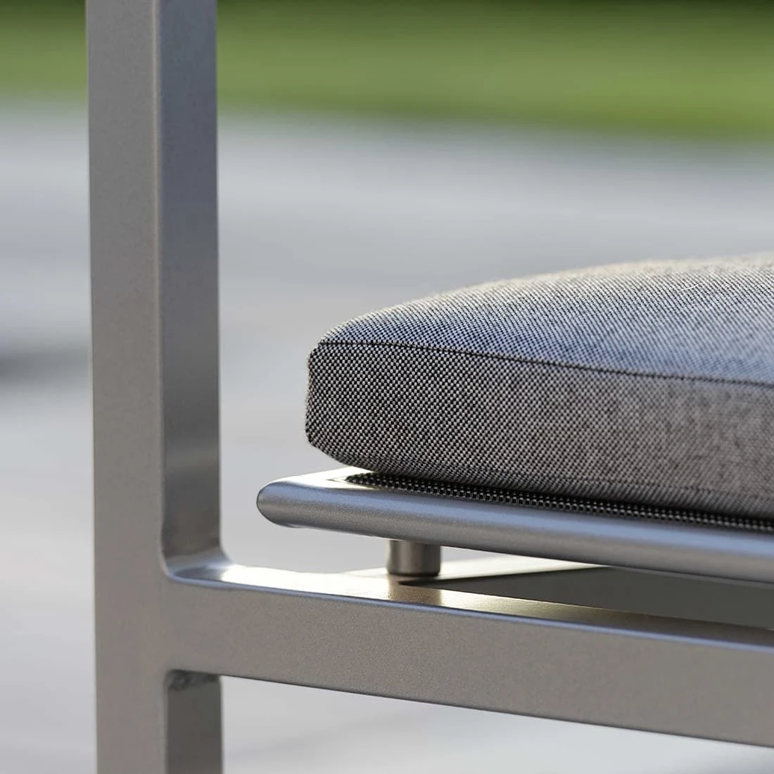 Stern Skelby Loungeset 6-tlg. Aluminium/Textilene Inkl. Kissen Graphit/Silbergrau/Schiefergrau 2 Stern Skelby Loungeset 6-tlg. Aluminium/Textilene Inkl. Kissen Graphit/Silbergrau/Schiefergrau – Bild 2