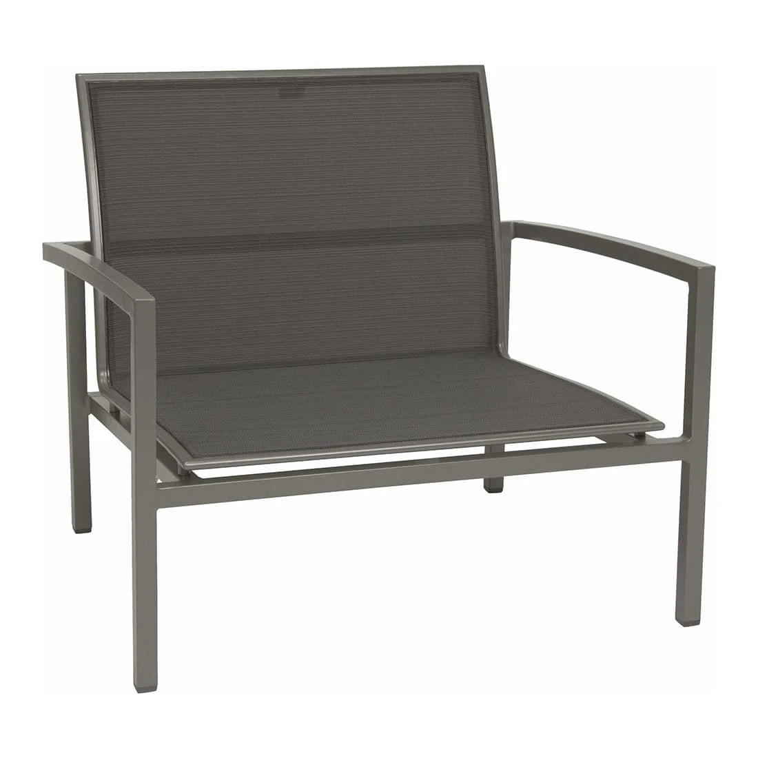 Stern Skelby Loungeset 6-tlg. Aluminium/Textilene Inkl. Kissen Graphit/Silbergrau/Schiefergrau 3 Stern Skelby Loungeset 6-tlg. Aluminium/Textilene Inkl. Kissen Graphit/Silbergrau/Schiefergrau – Bild 3