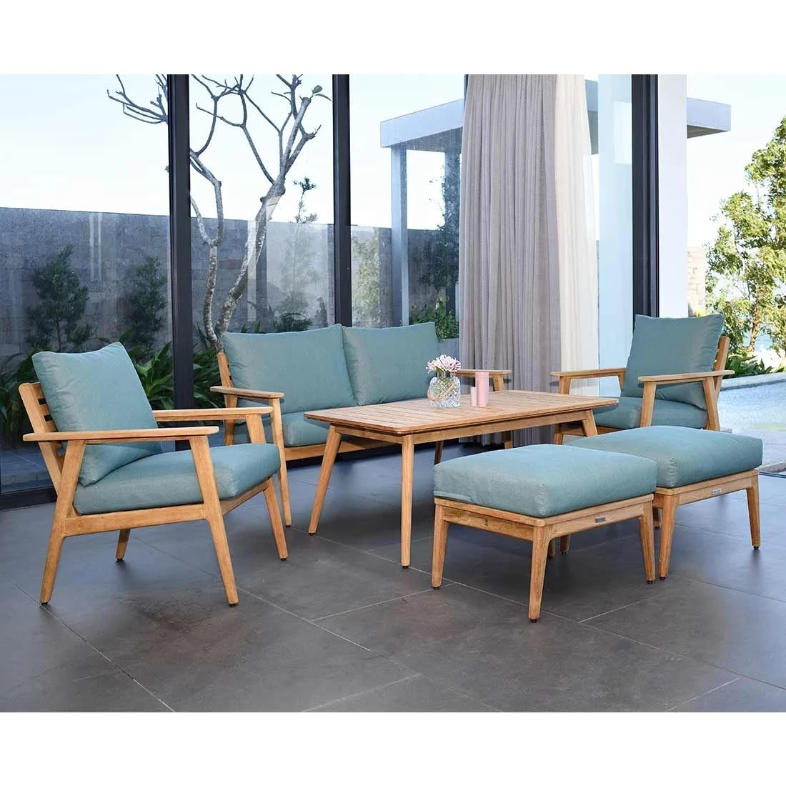 LifestyleGarden Eve Loungetisch 120x80x54cm Teak Teak Natur 3 LifestyleGarden Eve Loungetisch 120x80x54cm Teak Teak Natur – Bild 3