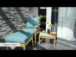 LifestyleGarden Eve Loungetisch 120x80x54cm Teak Teak Natur