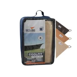 Nesling Coolfit Sonnensegel Quadrat 360x360 Cm HDPE Sand -Gartenmobel Verkauf 1108396 4