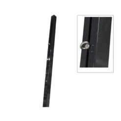 Nesling Sonnensegelzubehör Stahlpfosten 7x7x250cm Mit Verstellbarer Öse -Gartenmobel Verkauf 1108682 2