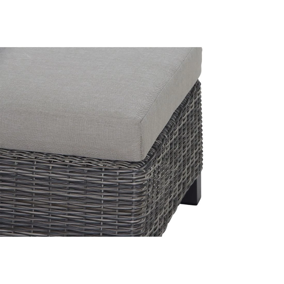 Siena Garden Corido Loungehocker Gardino®-Geflecht/Polster Charcoal Grey/Taupe 2 Siena Garden Corido Loungehocker Gardino®-Geflecht/Polster Charcoal Grey/Taupe – Bild 2