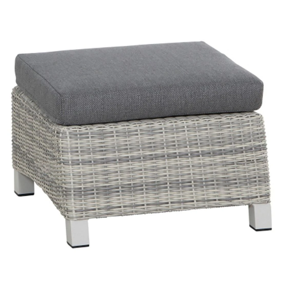 Siena Garden Corido Loungehocker Gardino®-Geflecht/Polster Ice Grey/Grey 1 Siena Garden Corido Loungehocker Gardino®-Geflecht/Polster Ice Grey/Grey