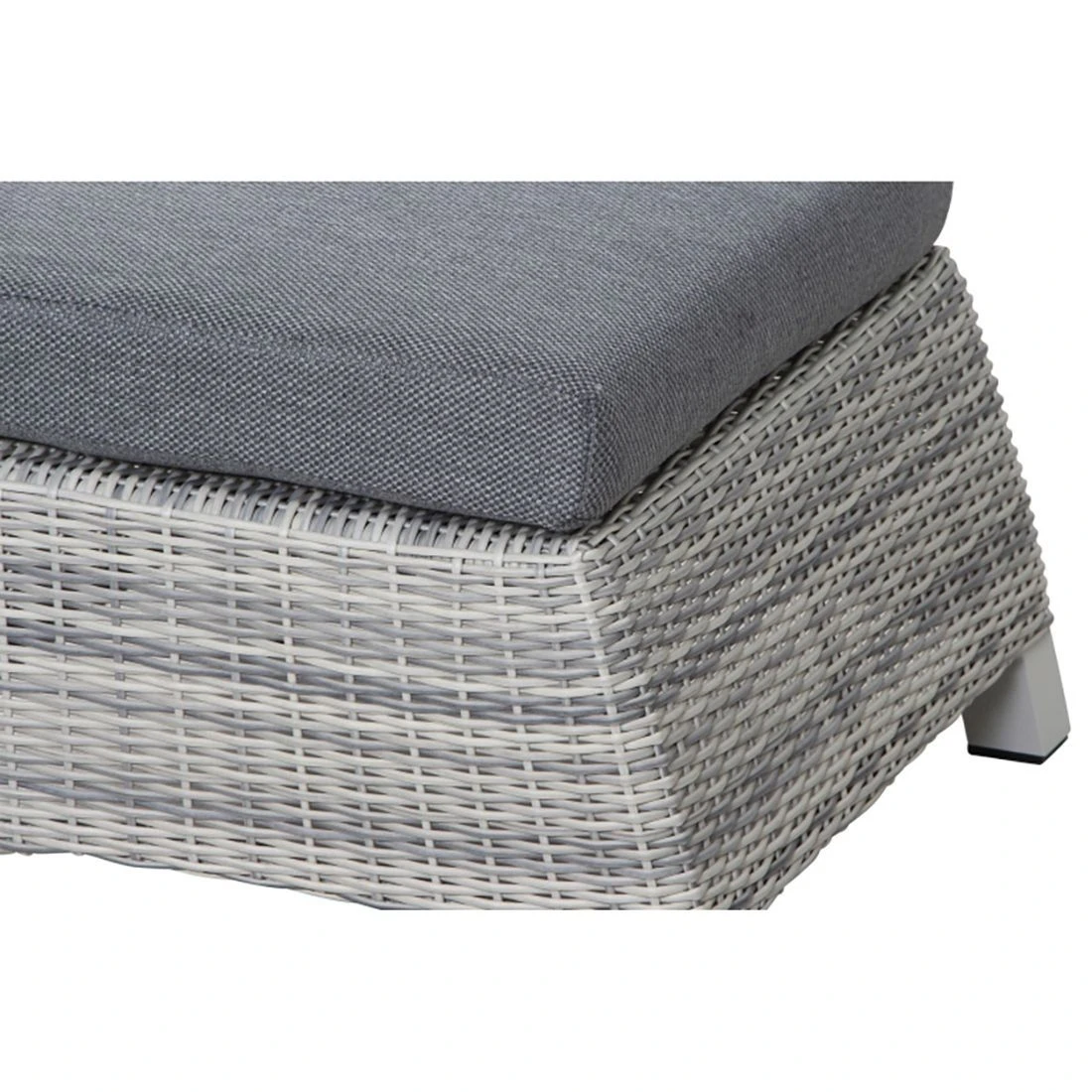 Siena Garden Corido Loungehocker Gardino®-Geflecht/Polster Ice Grey/Grey 2 Siena Garden Corido Loungehocker Gardino®-Geflecht/Polster Ice Grey/Grey – Bild 2