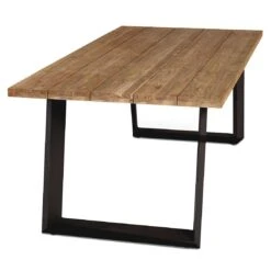 OUTLIV. Vido Gartentisch 200x100cm Aluminium/Teak Anthrazit/Teak Recycelt -Gartenmobel Verkauf 1178818 3