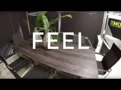 Kettler Tischplatte Keramik-Glas Anthrazit