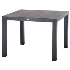 Siena Garden Silva Gartentisch 100x100cm Aluminium/Keramik Anthrazit/Washed Grey 9 Siena Garden Silva Gartentisch 100x100cm Aluminium/Keramik Anthrazit/Washed Grey -Gartenmobel Verkauf 1186969 3