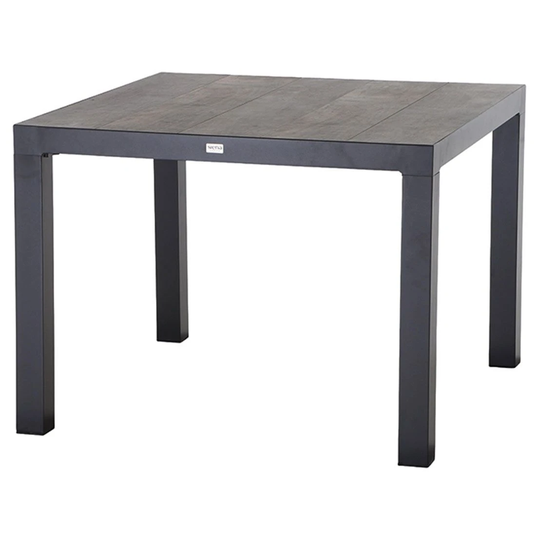 Siena Garden Silva Gartentisch 100x100cm Aluminium/Keramik Anthrazit/Washed Grey 3 Siena Garden Silva Gartentisch 100x100cm Aluminium/Keramik Anthrazit/Washed Grey – Bild 3