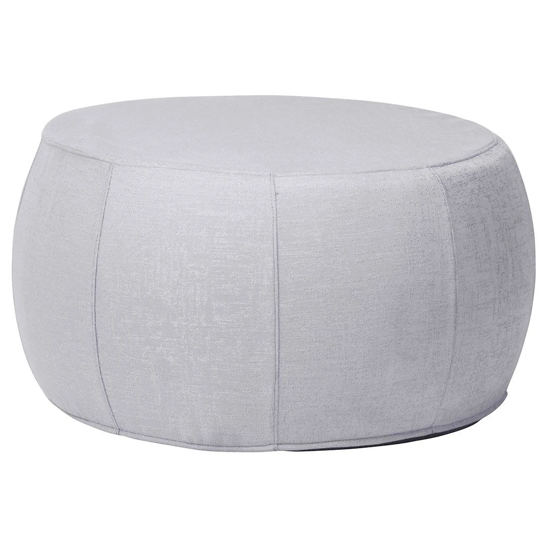Stern Pouf Hocker Groß Outdoorstoff Hellgrau Meliert 1 Stern Pouf Hocker Groß Outdoorstoff Hellgrau Meliert