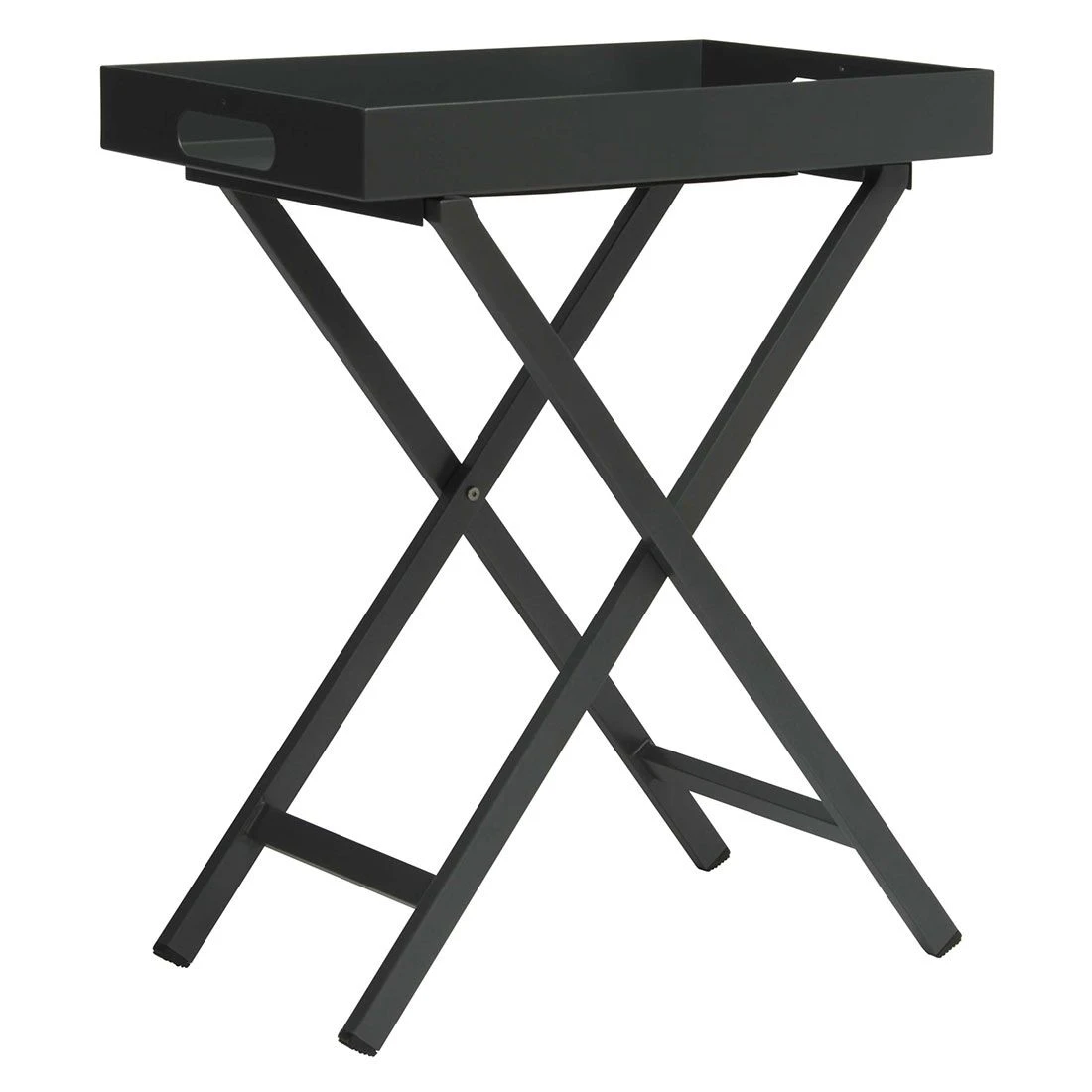 Stern Tabletttisch 60x40cm Aluminium Anthrazit 1 Stern Tabletttisch 60x40cm Aluminium Anthrazit