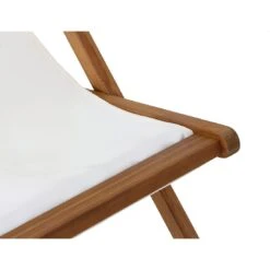 Siena Garden Aviro Liegestuhl Akazie/Polyester Natur/Ecru -Gartenmobel Verkauf 1204448 6