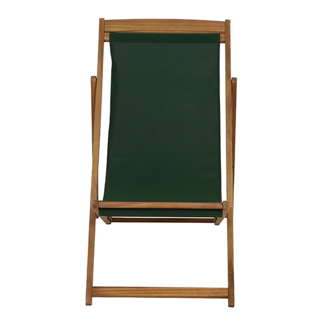 Siena Garden Aviro Liegestuhl Akazie/Polyester Natur/Grün 2 Siena Garden Aviro Liegestuhl Akazie/Polyester Natur/Grün – Bild 2