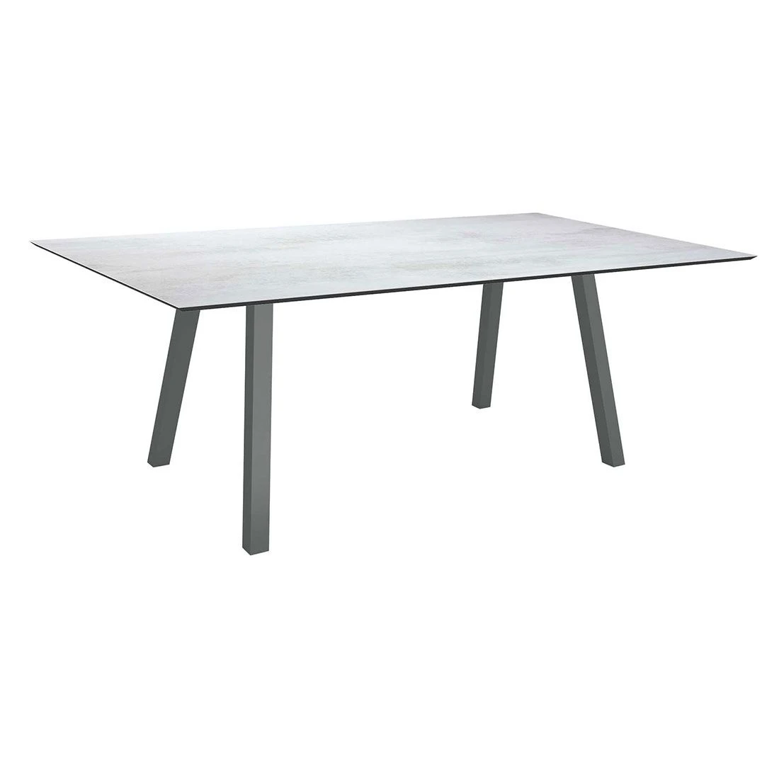 Stern Interno Gartentisch 180x100cm Aluminium Vierkantrohr/Silverstar 2.0 Anthrazit/Zement Hell 1 Stern Interno Gartentisch 180x100cm Aluminium Vierkantrohr/Silverstar 2.0 Anthrazit/Zement Hell