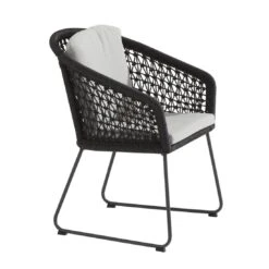 4Seasons Mila Gartenmöbel-Set 7-tlg. Mit Tisch Ø160cm Anthrazit/Teak -Gartenmobel Verkauf 1217065 4