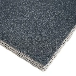 Ploß Vigo Gartentisch 220x100cm Geflecht/Glas Stahlgrau-Meliert/Steinoptik -Gartenmobel Verkauf 1242563 7