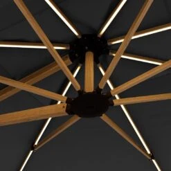 Doppler Alu-Wood Ampelschirm 400x300cm Holzoptik/Alu Anthrazit -Gartenmobel Verkauf 1247920 8