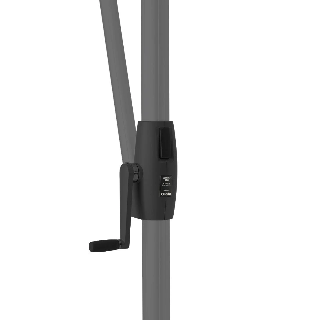Glatz Sunwing Casa Easy Ampelschirm Ø300 Cm Stone Grey 4 Glatz Sunwing Casa Easy Ampelschirm Ø300 Cm Stone Grey – Bild 4