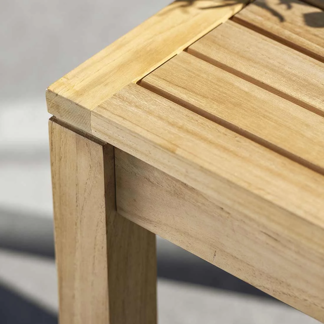 Stern Beistelltisch 45x45cm Teak 2 Stern Beistelltisch 45x45cm Teak – Bild 2
