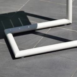 LifestyleGarden Portals Beistelltisch 47x30cm Aluminium/Teak Korallensand-Matt/Teak -Gartenmobel Verkauf 1282988 5