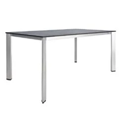Kettler Edge Gartentisch-Gestell 140x70cm Aluminium Silber -Gartenmobel Verkauf 1288125 3