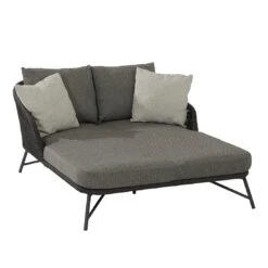 4Seasons Marbella Daybed Aluminium/Rope Anthrazit/Hellgrau