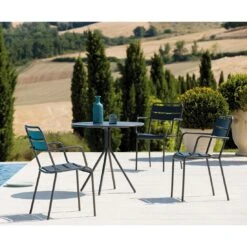 Vermobil Twist Stapelsessel Stahl Antikgrau 5 Vermobil Twist Stapelsessel Stahl Antikgrau -Gartenmobel Verkauf 1299939 3