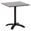Hartman Sophie Bistro Beistelltisch 68x68 Cm Aluminium/HPL Schwarz