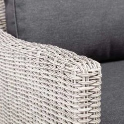 Kettler Palma Wing Endmodul Geflecht/Olefin White Wash/Anthrazit -Gartenmobel Verkauf 1306462 2