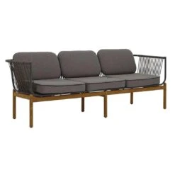 Zebra Pollux Loungeset 3-tlg. Teak/Rope Teak/Brown Brushed -Gartenmobel Verkauf 1321455 3