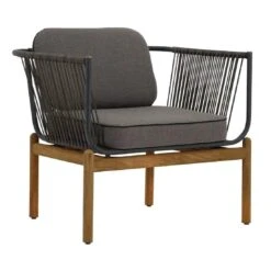 Zebra Pollux Loungeset 3-tlg. Teak/Rope Teak/Brown Brushed -Gartenmobel Verkauf 1321455 4