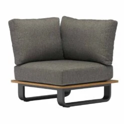 Zebra Park Ecklounge 5-tlg. Aluminium/Teak/Rope Graphit/Sutton Grey Graphit/Teak/Sutton Grey -Gartenmobel Verkauf 1321521 5