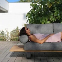 Zebra Park Ecklounge 5-tlg. Aluminium/Teak/Rope Graphit/Sutton Grey Graphit/Teak/Sutton Grey -Gartenmobel Verkauf 1321521 8