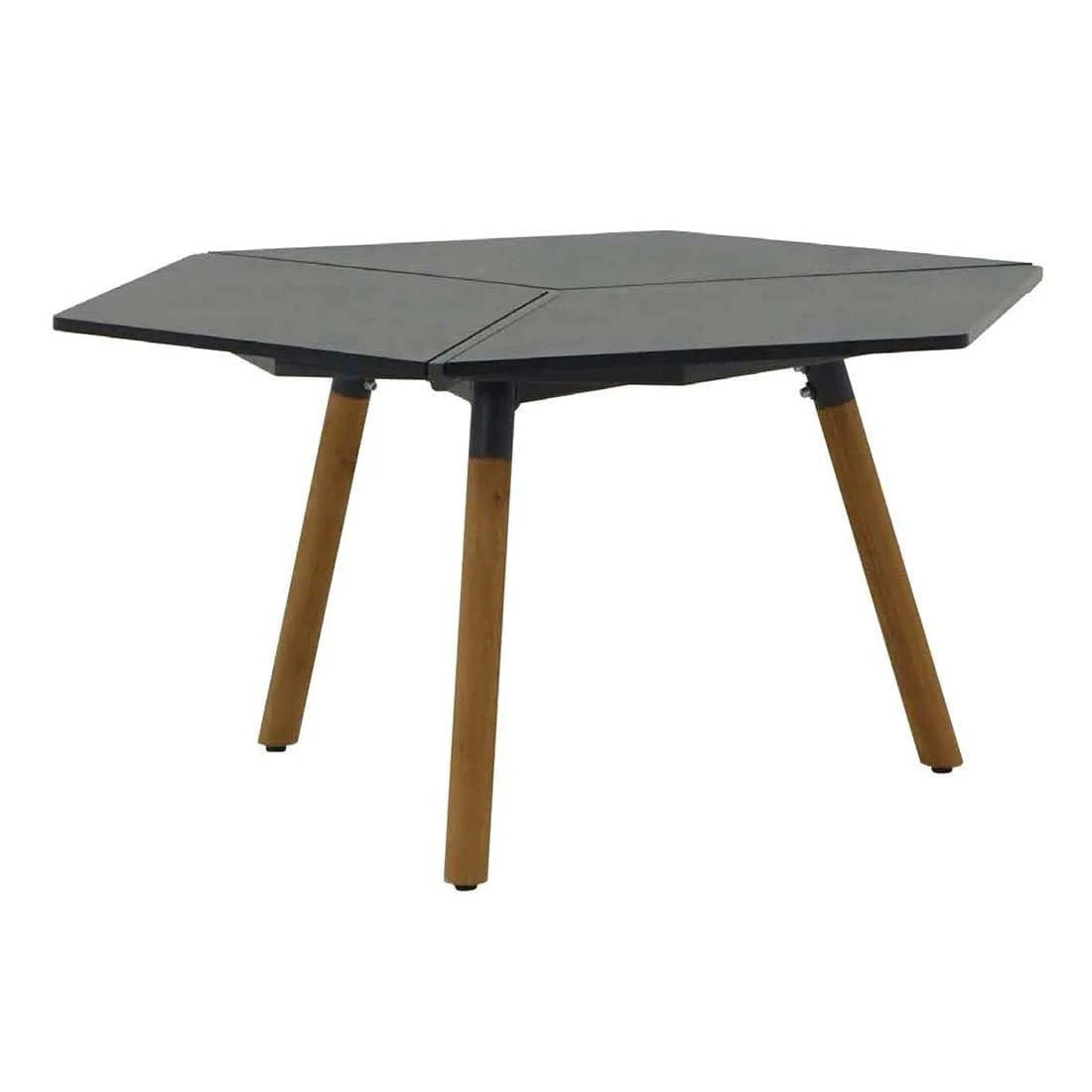 Zebra Pollux Loungetisch 2-tlg. Teak/HPL Teak/Volcanic Stone 2 Zebra Pollux Loungetisch 2-tlg. Teak/HPL Teak/Volcanic Stone – Bild 2