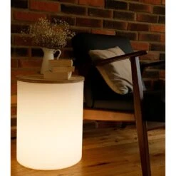 VON HASTEDT Pro Drum PLUS SMART Beistelltisch 37cm LED Weiß -Gartenmobel Verkauf 1325822 3