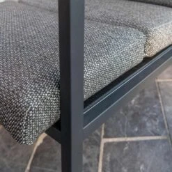 Trentino Loungeset 4-tlg. Edelstahl/Stoff Und Teak Armlehnen Grau Meliert 14 Trentino Loungeset 4-tlg. Edelstahl/Stoff Und Teak Armlehnen Grau Meliert -Gartenmobel Verkauf 1342883 7