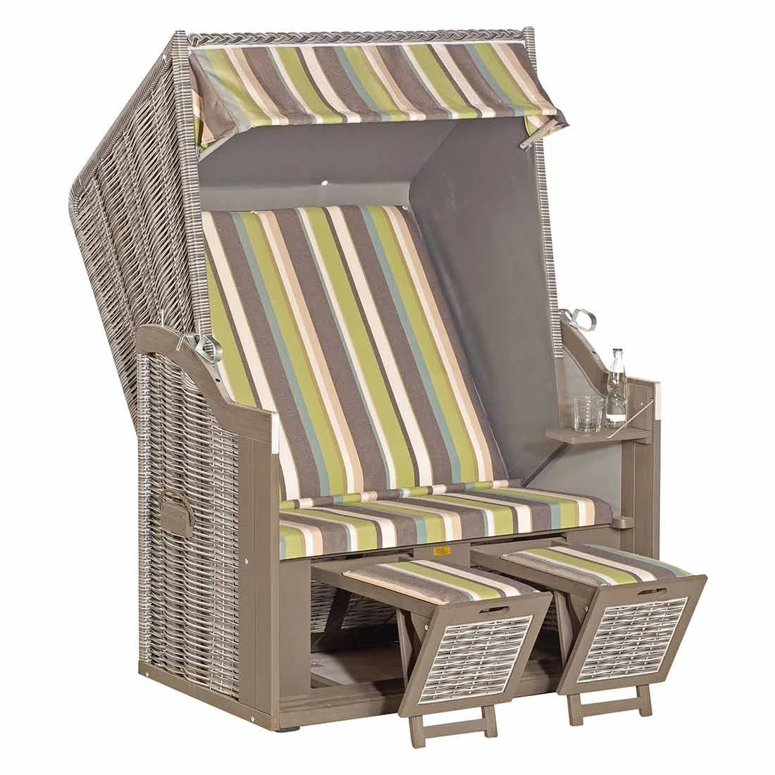 Sunny Smart Rustikal 30 Z Strandkorb Pinie/Geflecht Onix 1 Sunny Smart Rustikal 30 Z Strandkorb Pinie/Geflecht Onix