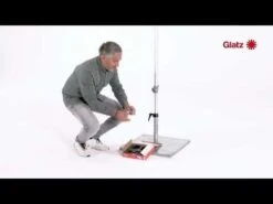 Glatz OSYRION LED-Spot Akku-Licht 2er-Set Hellgrau