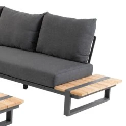 4Seasons Country Ecklounge 5-tlg. Mit Tisch 110x65cm Anthrazit/Natur -Gartenmobel Verkauf 4seasons country loungeecke t 5 tlg mit tisch 110x65cm 1412315 3